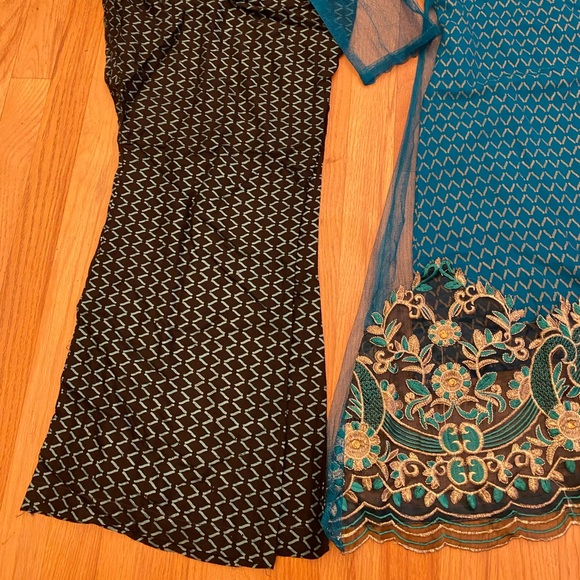 Indian Pakistani Kameez Shalwar Dupatta Suit Dress - Picture 3 of 6